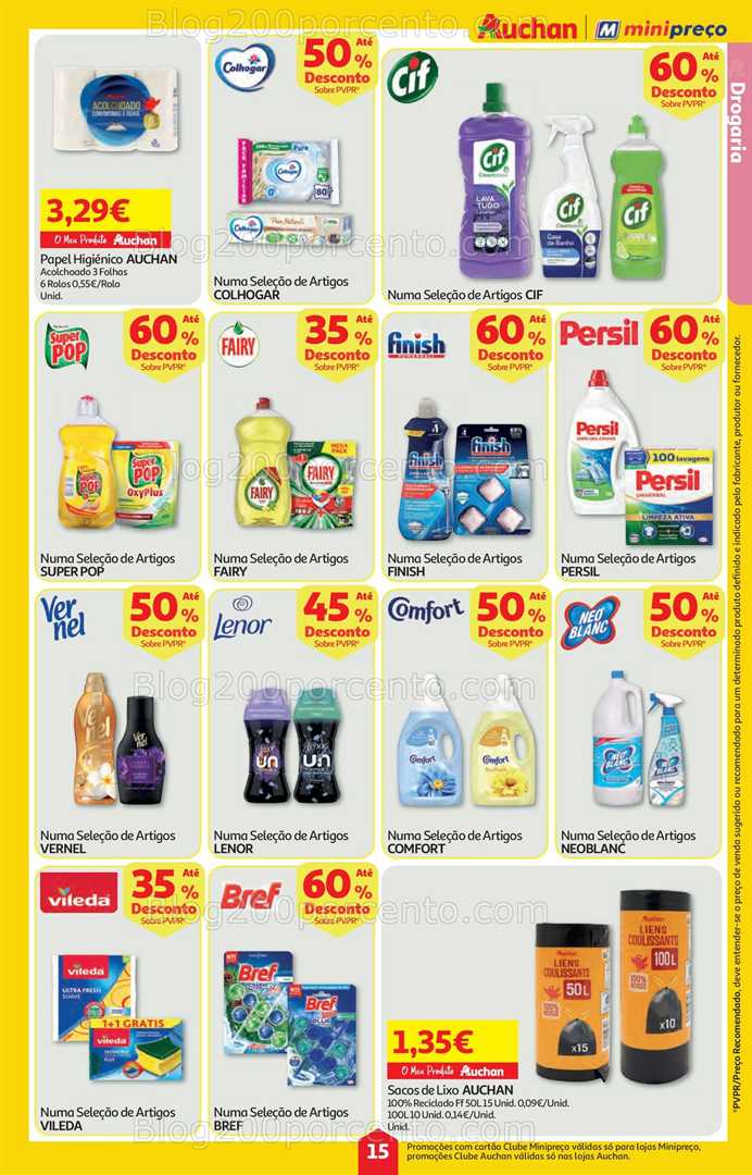 Antevisão Folheto AUCHAN - MINIPREÇO Promoções de 12 a 18 fevereiro