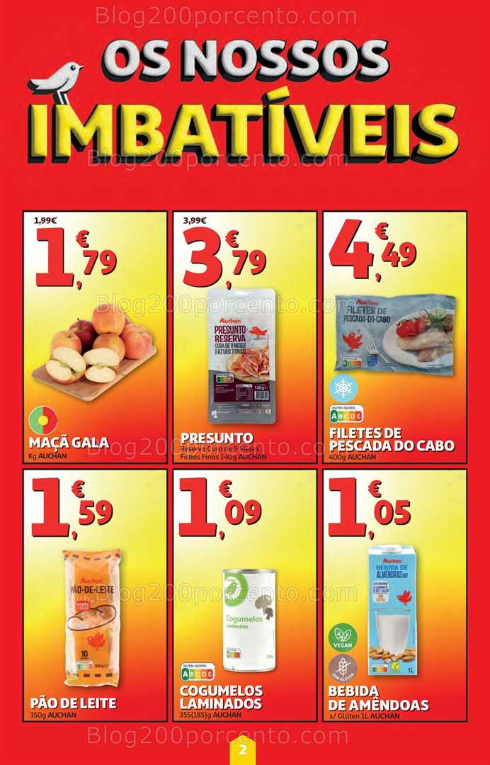 Antevisão Folheto AUCHAN - MINIPREÇO Promoções de 12 a 18 fevereiro