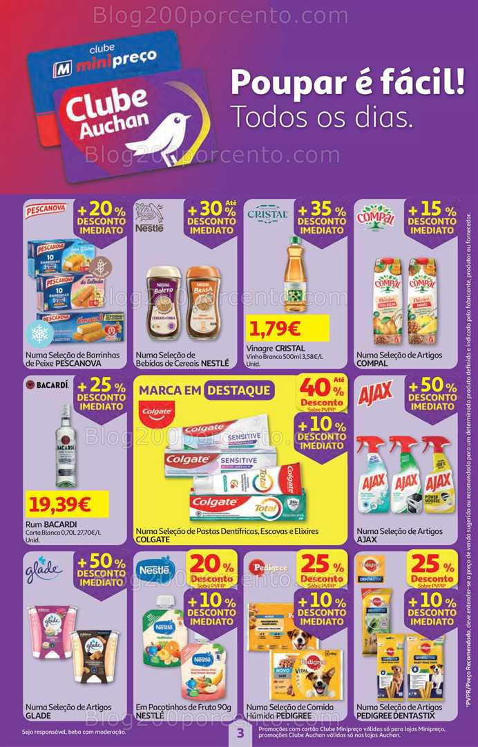 Antevisão Folheto AUCHAN - MINIPREÇO Promoções de 12 a 18 fevereiro