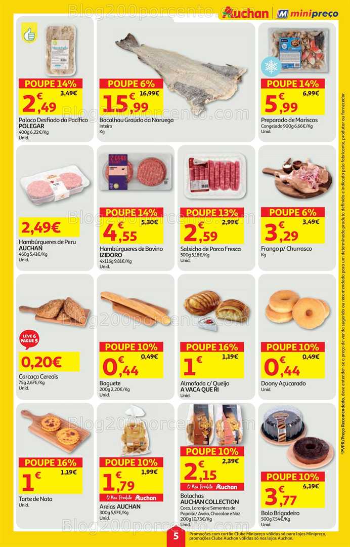 Antevisão Folheto AUCHAN - MINIPREÇO Promoções de 12 a 18 fevereiro