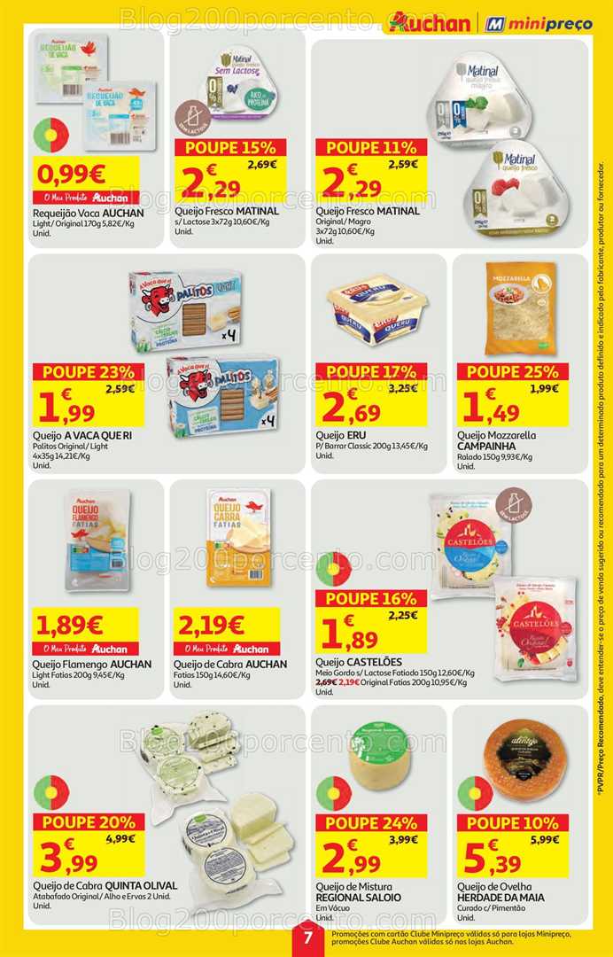 Antevisão Folheto AUCHAN - MINIPREÇO Promoções de 12 a 18 fevereiro