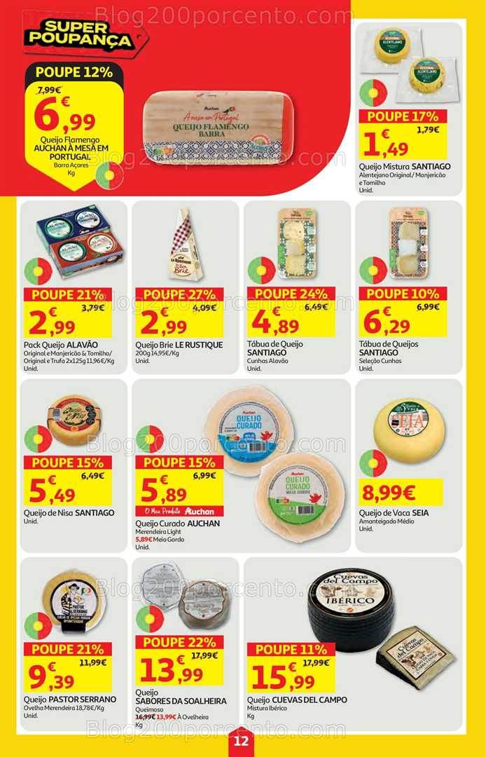 Antevisão Folheto AUCHAN Super Poupança Promoções de 19 a 25 fevereiro