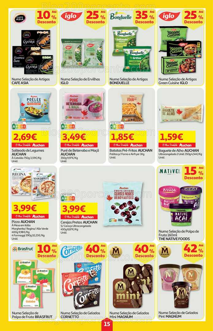 Antevisão Folheto AUCHAN Super Poupança Promoções de 19 a 25 fevereiro