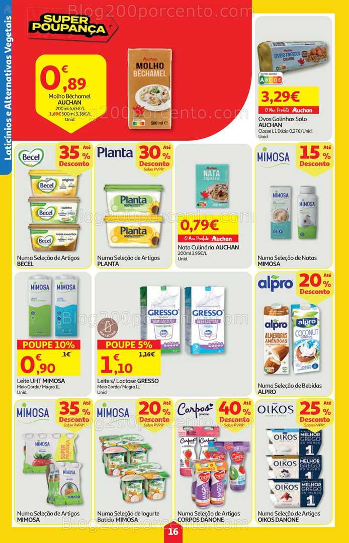 Antevisão Folheto AUCHAN Super Poupança Promoções de 19 a 25 fevereiro