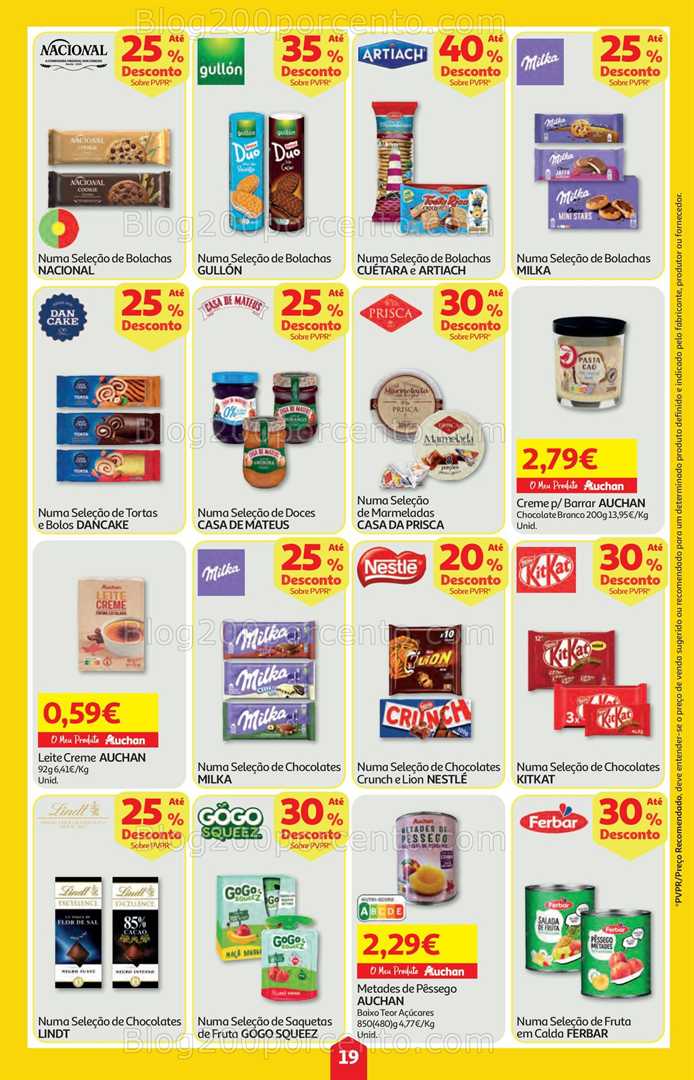 Antevisão Folheto AUCHAN Super Poupança Promoções de 19 a 25 fevereiro