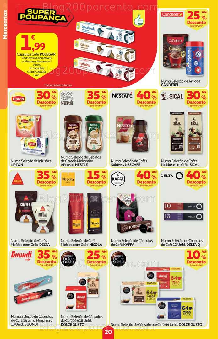 Antevisão Folheto AUCHAN Super Poupança Promoções de 19 a 25 fevereiro