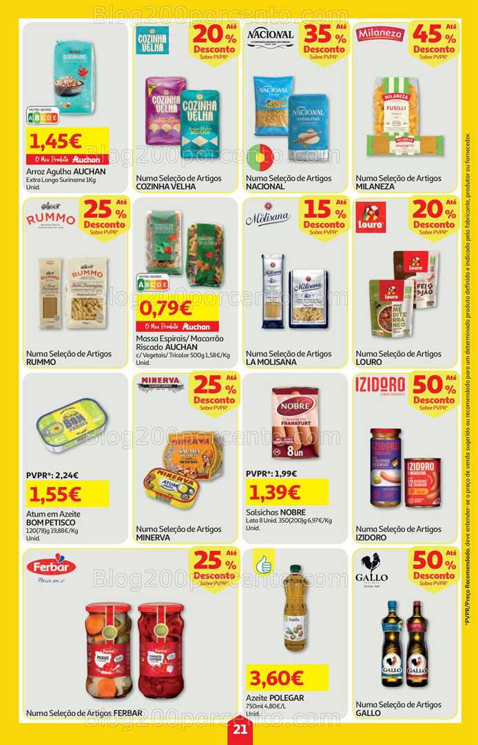 Antevisão Folheto AUCHAN Super Poupança Promoções de 19 a 25 fevereiro