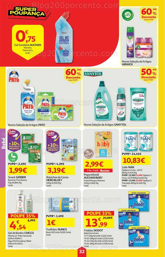 Antevisão Folheto AUCHAN Super Poupança Promoções de 19 a 25 fevereiro
