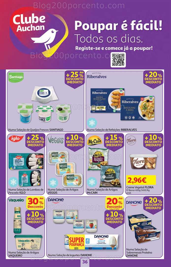 Antevisão Folheto AUCHAN Super Poupança Promoções de 19 a 25 fevereiro