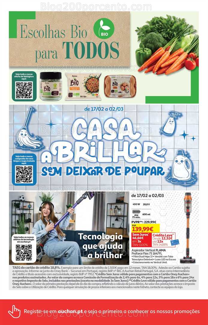 Antevisão Folheto AUCHAN Super Poupança Promoções de 19 a 25 fevereiro