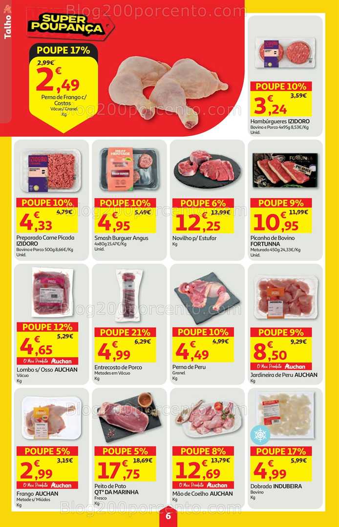 Antevisão Folheto AUCHAN Super Poupança Promoções de 19 a 25 fevereiro