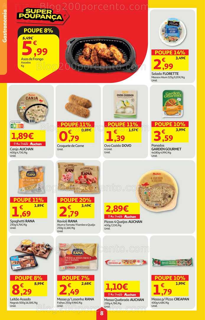 Antevisão Folheto AUCHAN Super Poupança Promoções de 19 a 25 fevereiro