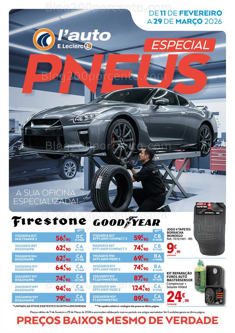 Antevisão Folheto E-LECLERC Auto Promoções 11 fevereiro a 29 março