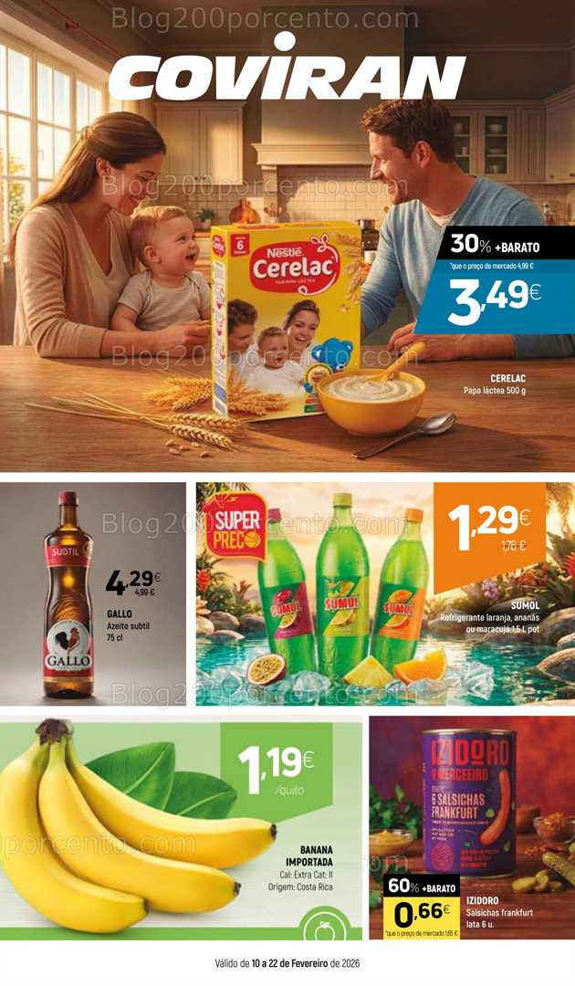 Antevisão Folheto COVIRAN Promoções 10 a 22 fevereiro