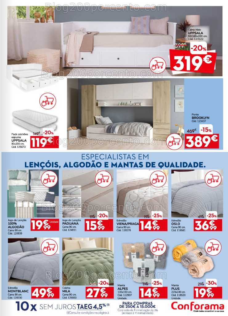 Antevisão Folheto CONFORAMA Promoções de 5 a 25 fevereiro