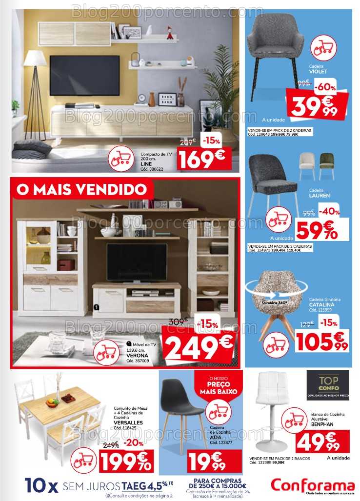 Antevisão Folheto CONFORAMA Promoções de 5 a 25 fevereiro