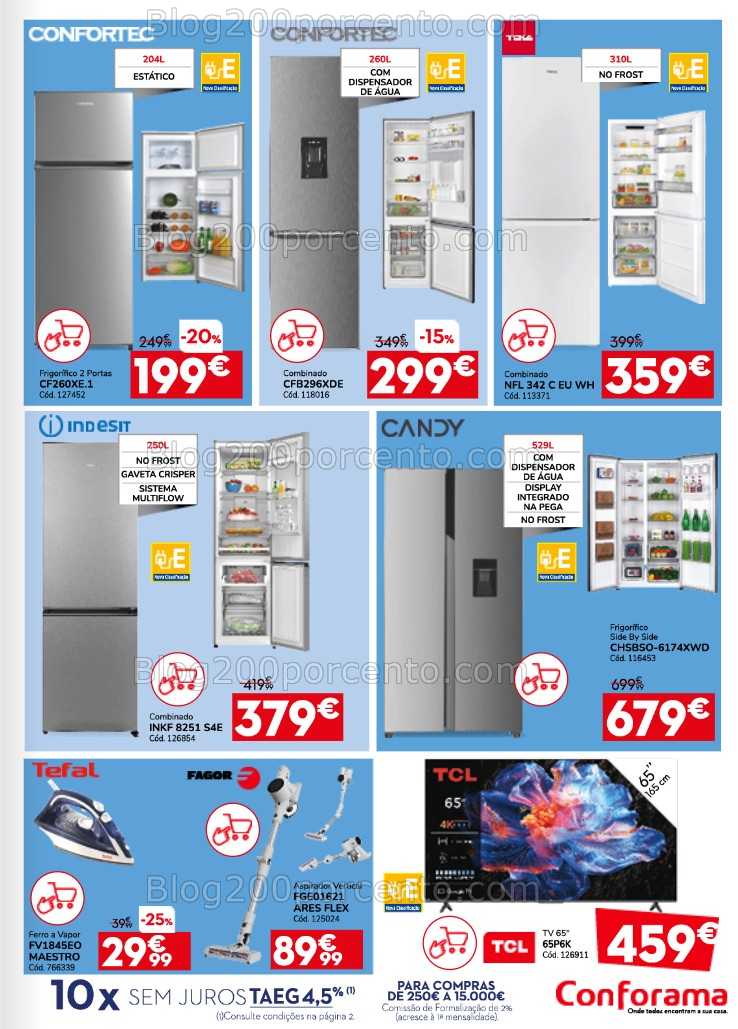 Antevisão Folheto CONFORAMA Promoções de 5 a 25 fevereiro