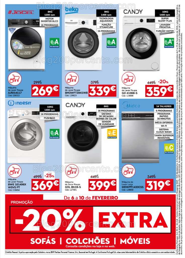 Antevisão Folheto CONFORAMA Promoções de 5 a 25 fevereiro