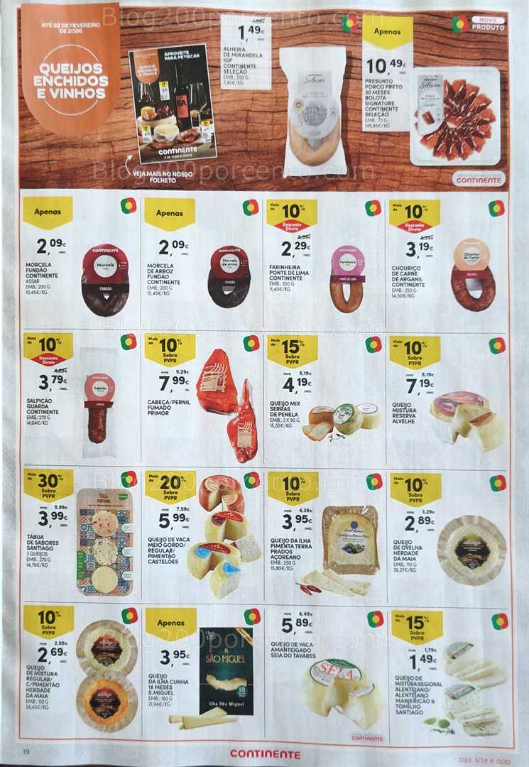 Antevisão Folheto CONTINENTE Promoções 17 a 23 fevereiro