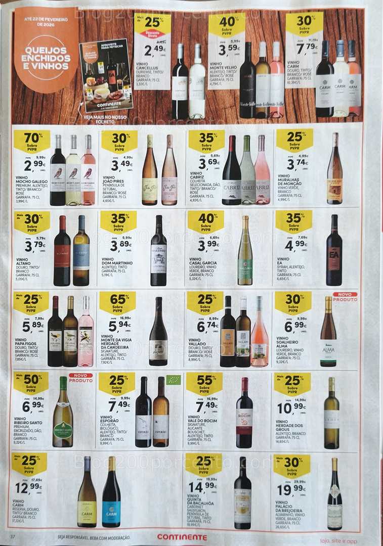 Antevisão Folheto CONTINENTE Promoções 17 a 23 fevereiro