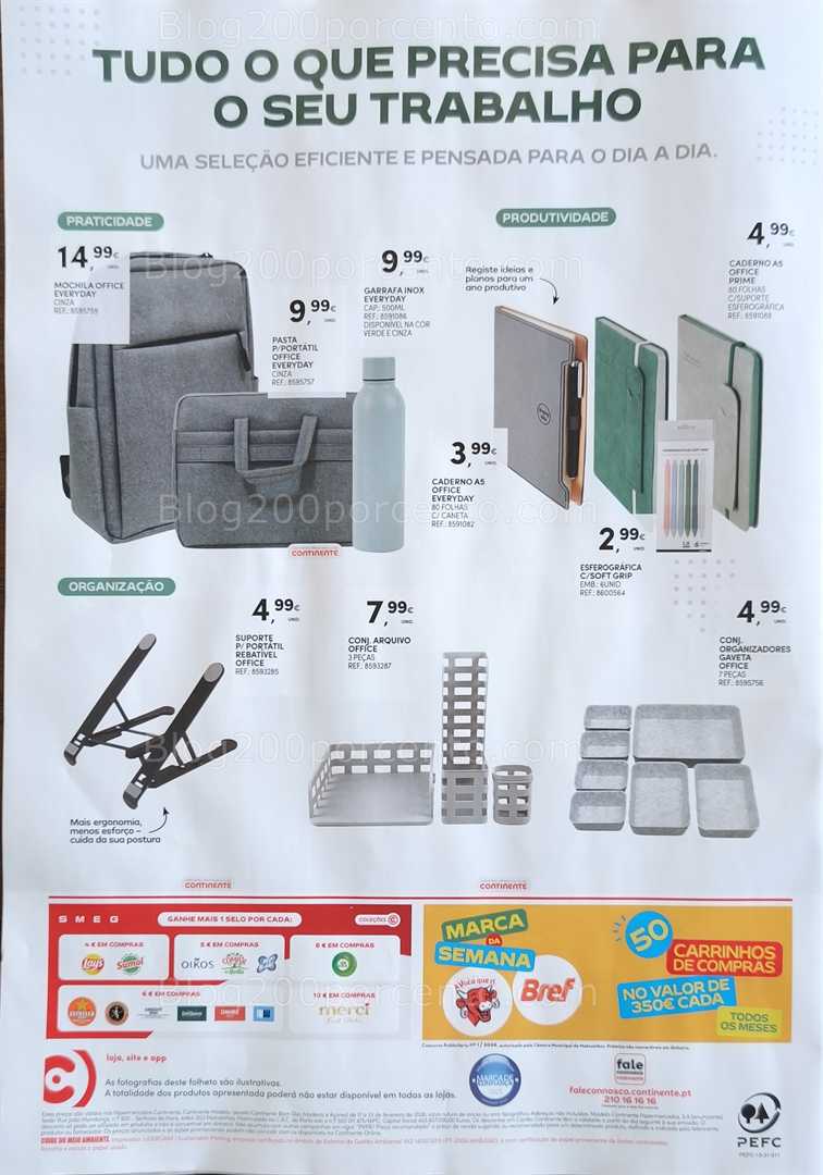 Antevisão Folheto CONTINENTE Bazar Promoções 17 a 23 fevereiro
