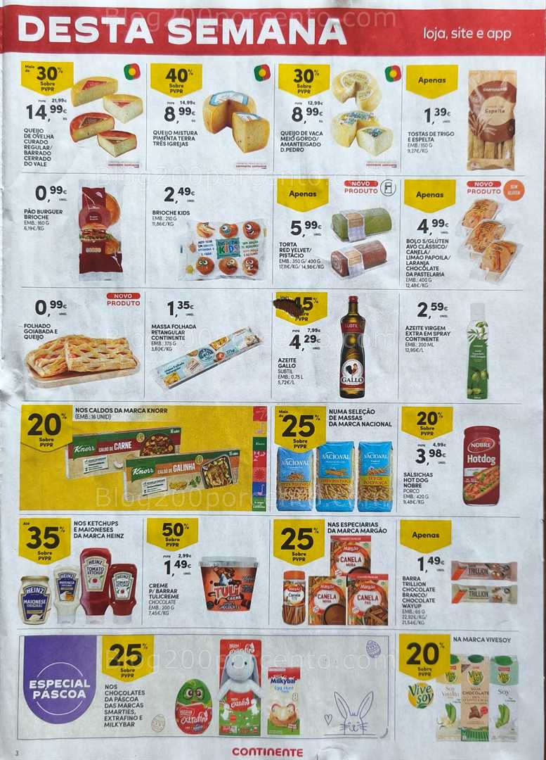 Antevisão Folheto CONTINENTE Promoções Fim de Semana - 20 a  23 fevereiro