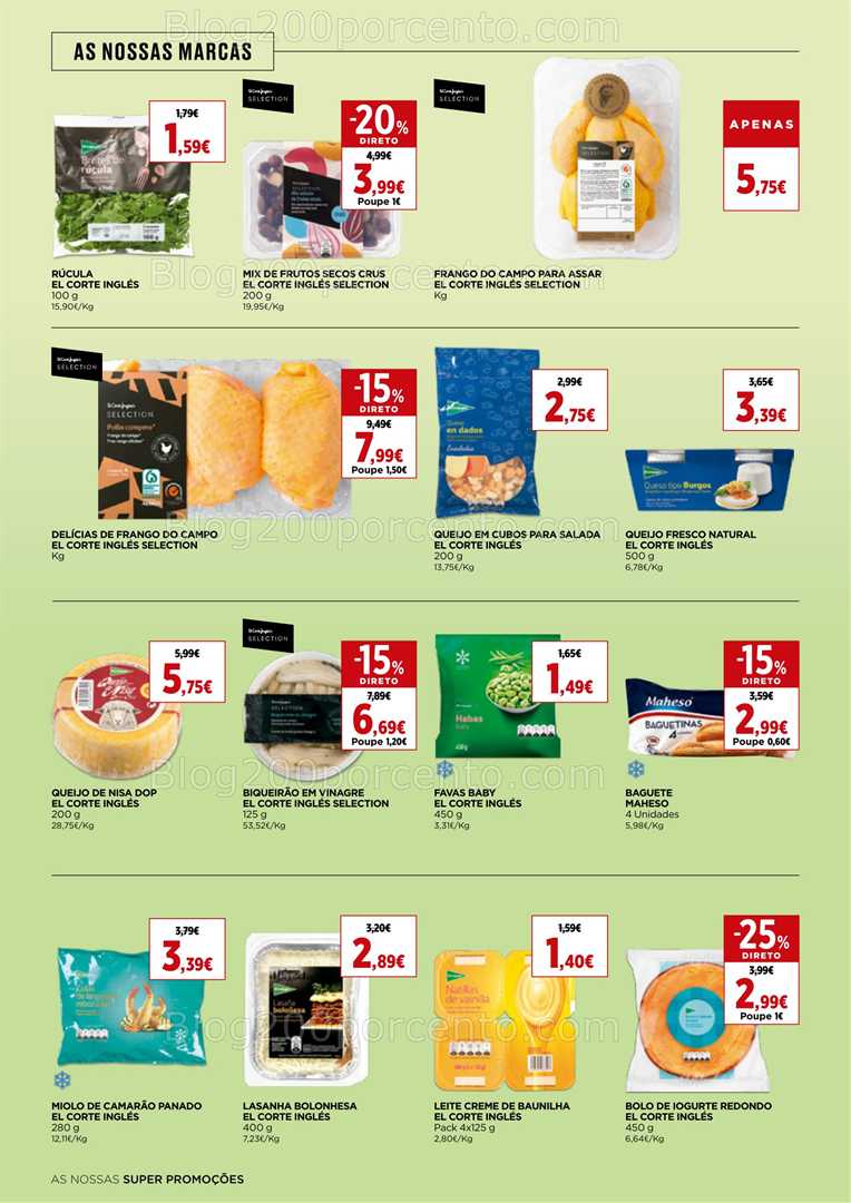 Antevisão Folheto EL CORTE INGLÉS Promoções 13 a 26 fevereiro