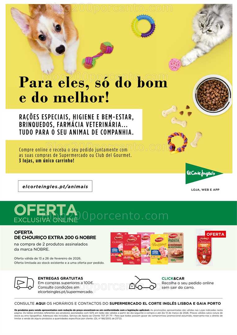 Antevisão Folheto EL CORTE INGLÉS Promoções 13 a 26 fevereiro