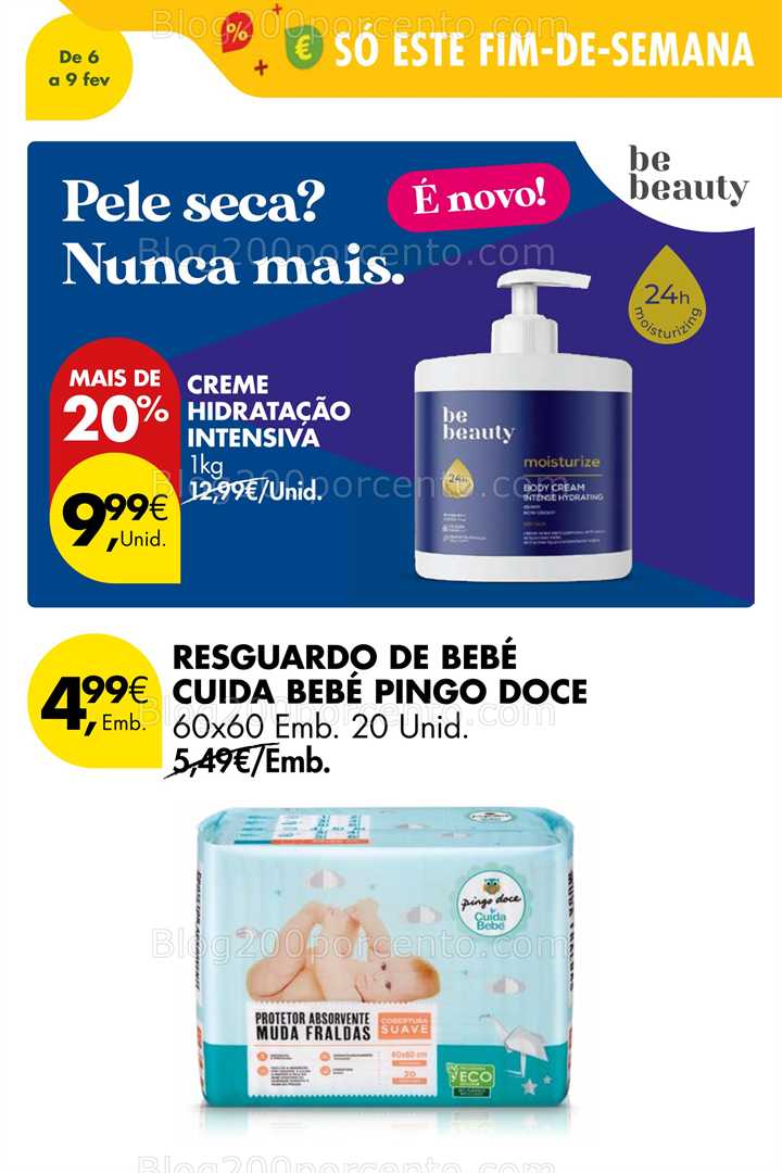 Antevisão Folheto PINGO DOCE Promoções Fim de Semana - 6 a 9 fevereiro