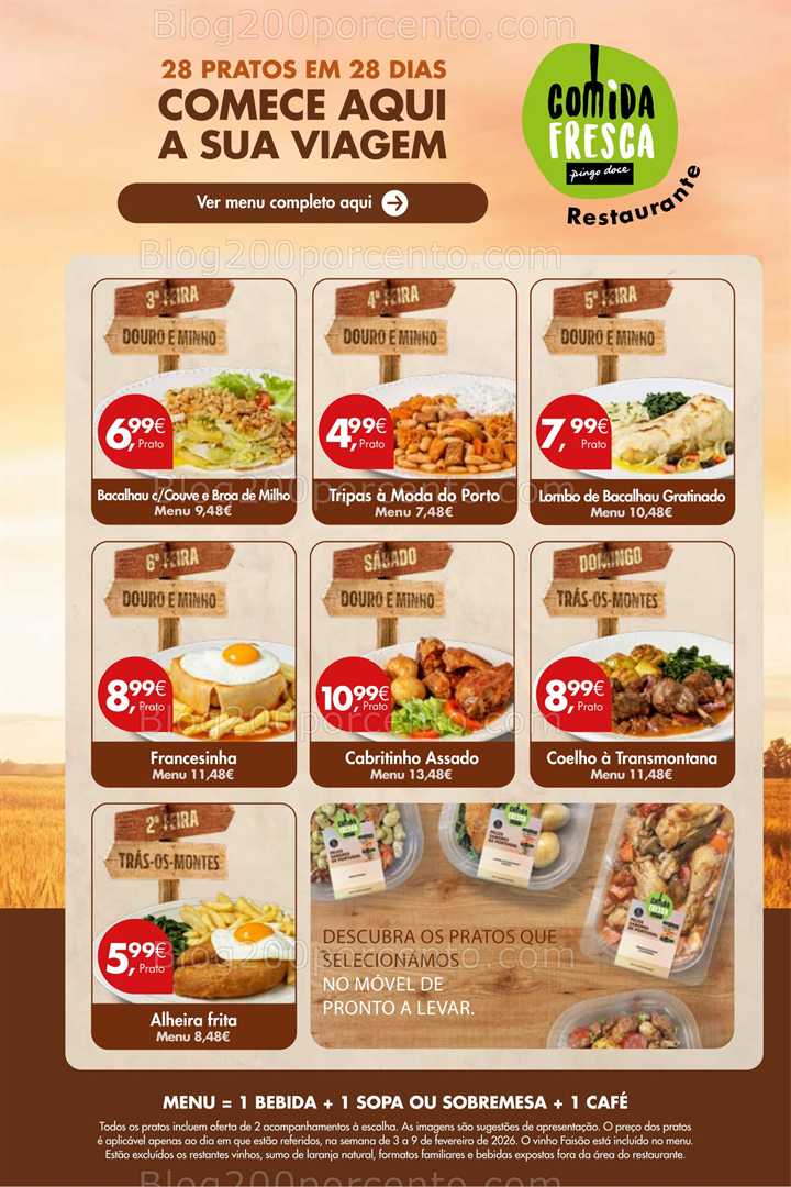 Antevisão Folheto PINGO DOCE Promoções Fim de Semana - 6 a 9 fevereiro