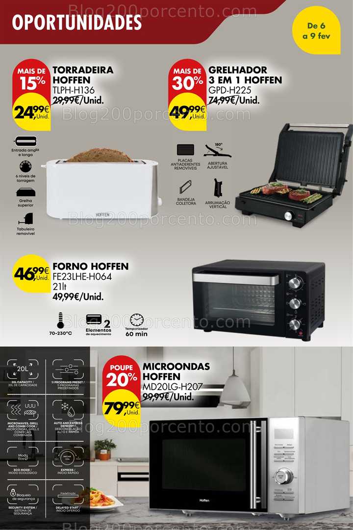 Antevisão Folheto PINGO DOCE Bazar Promoções Fim de Semana - 6 a 9 fevereiro