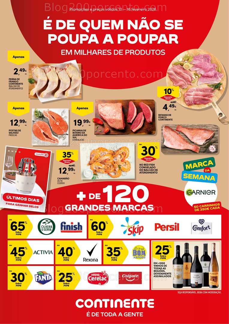 Antevisão Folheto CONTINENTE Promoções 10 a 16 fevereiro - Edição Digital