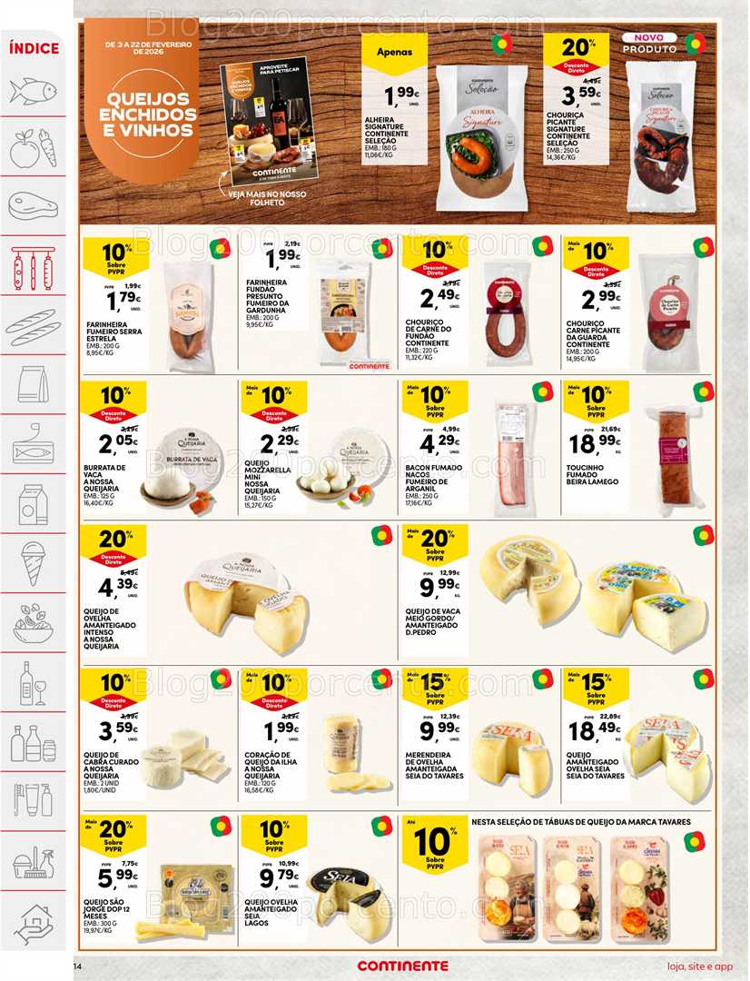 Antevisão Folheto CONTINENTE Promoções 10 a 16 fevereiro - Edição Digital