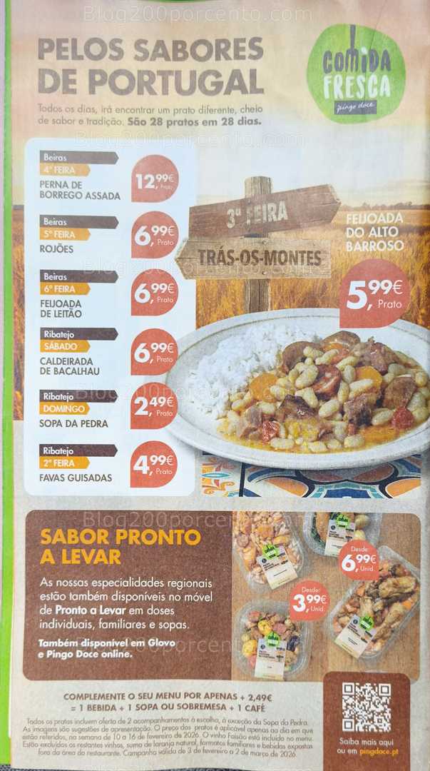 Antevisão Folheto PINGO DOCE Lojas Médias Promoções 10 a 16 fevereiro