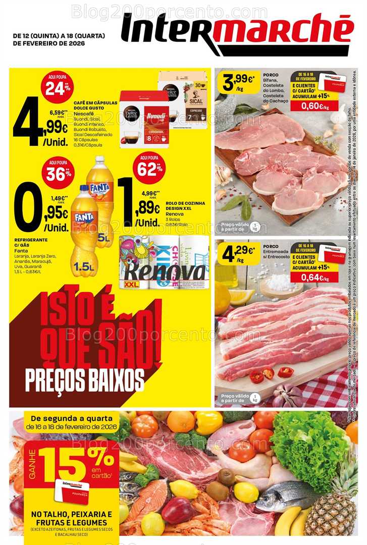Antevisão Folheto INTERMARCHÉ Contact Promoções de 12 a 18 fevereiro