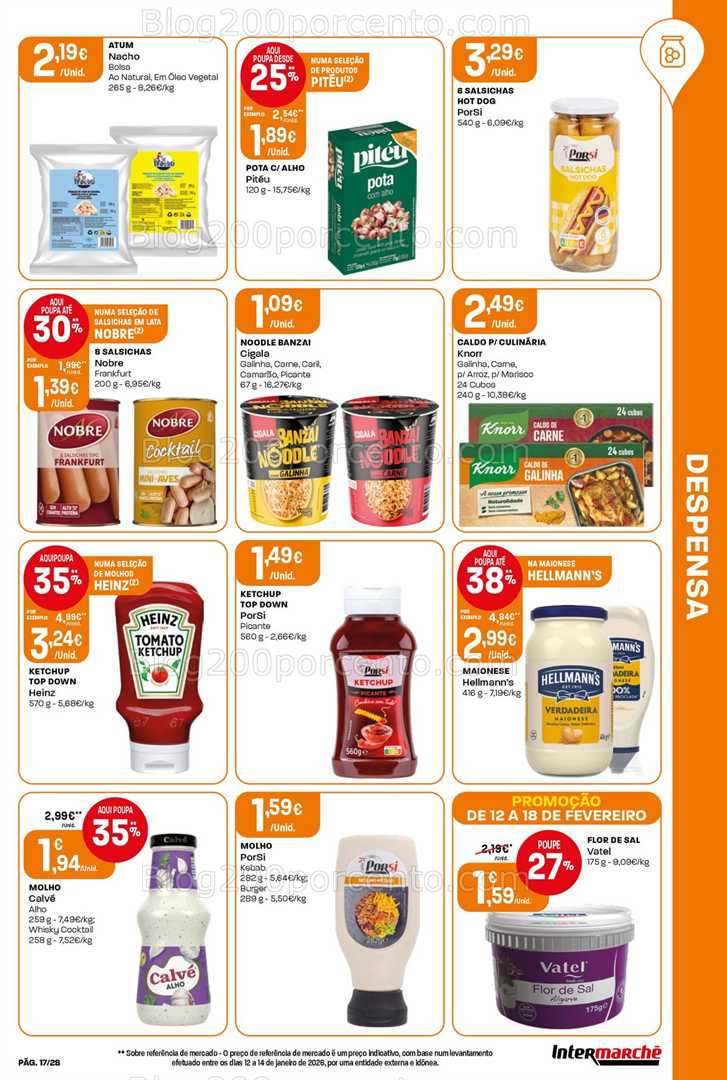 Antevisão Folheto INTERMARCHÉ Contact Promoções de 12 a 18 fevereiro