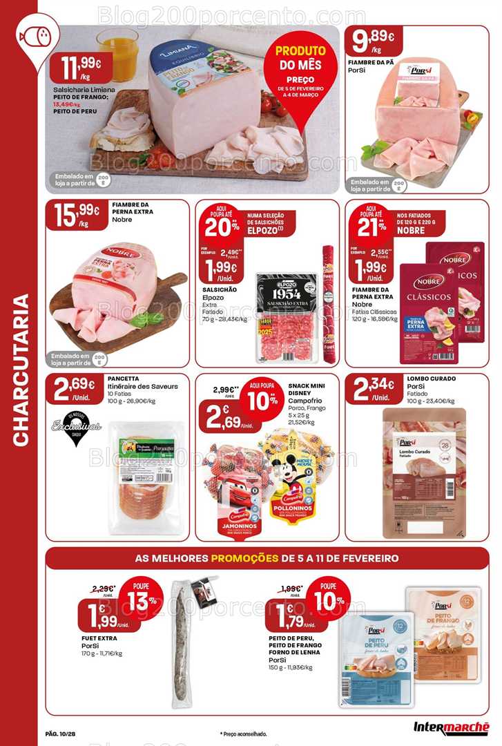 Antevisão Folheto INTERMARCHÉ Contact Promoções de 5 a 11 fevereiro