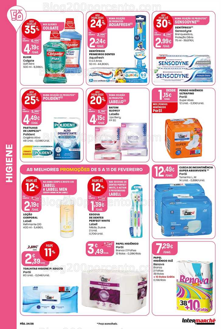 Antevisão Folheto INTERMARCHÉ Contact Promoções de 5 a 11 fevereiro