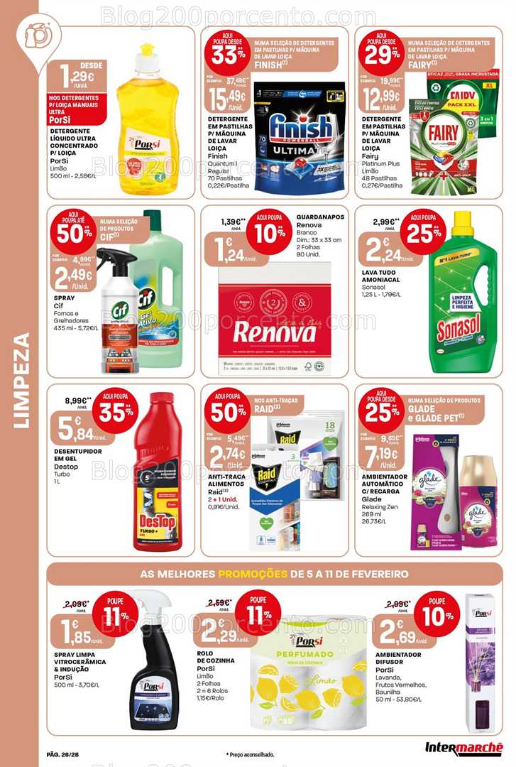 Antevisão Folheto INTERMARCHÉ Contact Promoções de 5 a 11 fevereiro