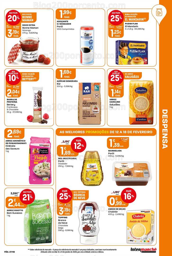 Antevisão Folheto INTERMARCHÉ Super Promoções de 12 a 18 fevereiro