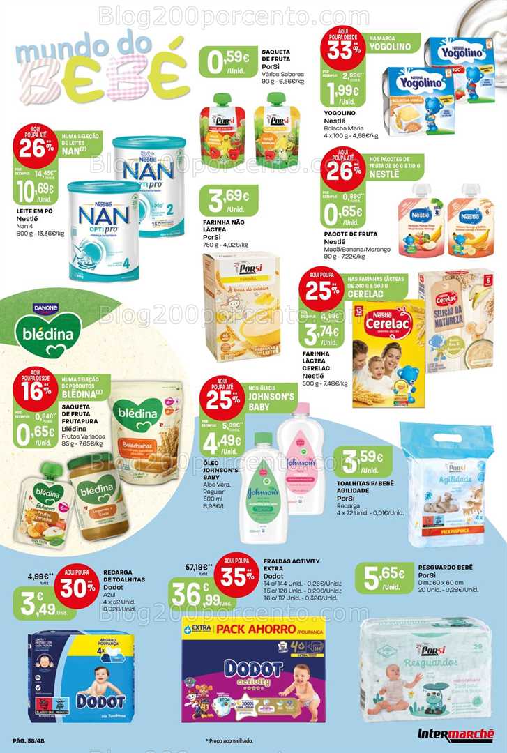 Antevisão Folheto INTERMARCHÉ Super Promoções de 12 a 18 fevereiro