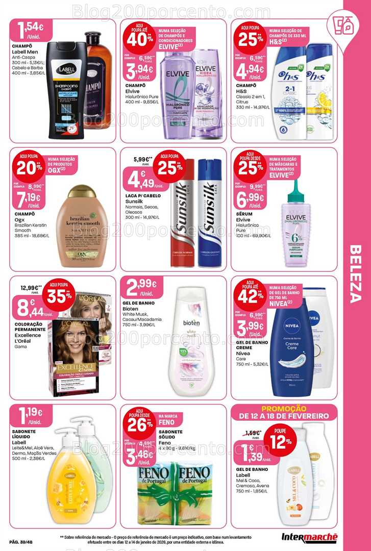 Antevisão Folheto INTERMARCHÉ Super Promoções de 12 a 18 fevereiro