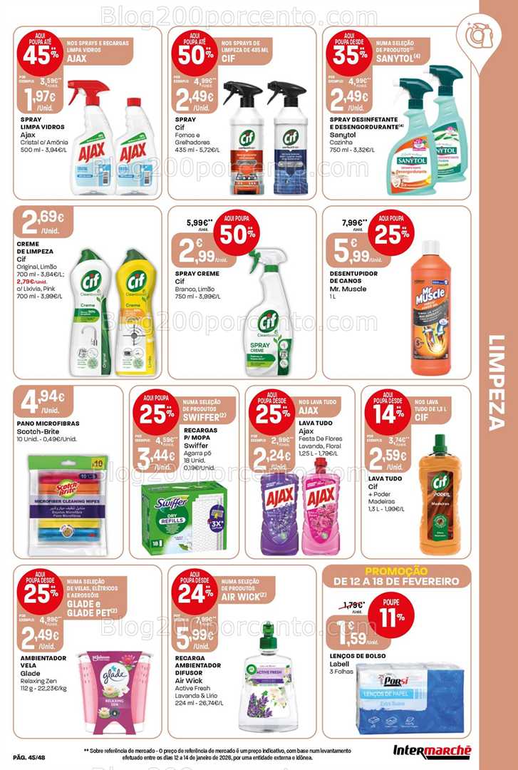 Antevisão Folheto INTERMARCHÉ Super Promoções de 12 a 18 fevereiro