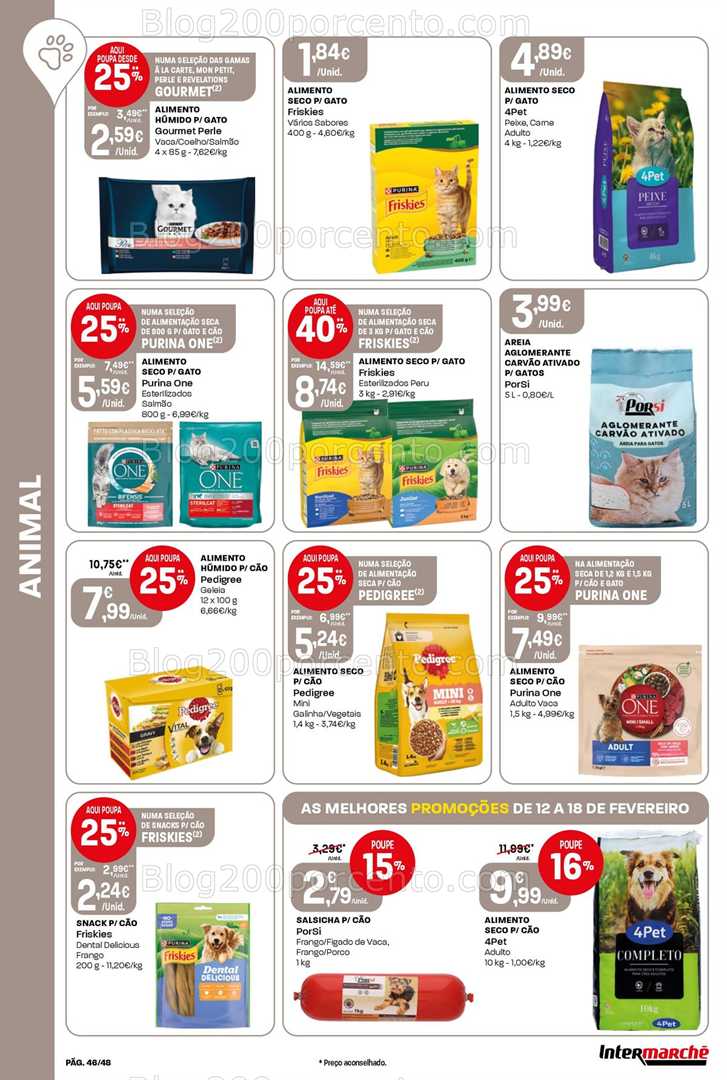 Antevisão Folheto INTERMARCHÉ Super Promoções de 12 a 18 fevereiro
