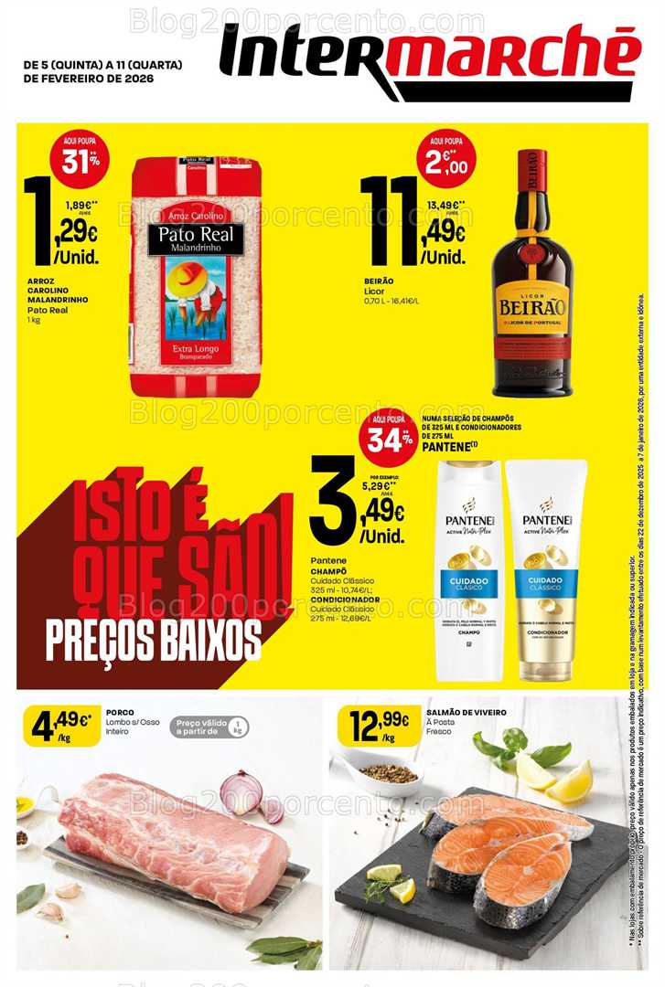 Antevisão Folheto INTERMARCHÉ Super Promoções de 5 a 11 fevereiro