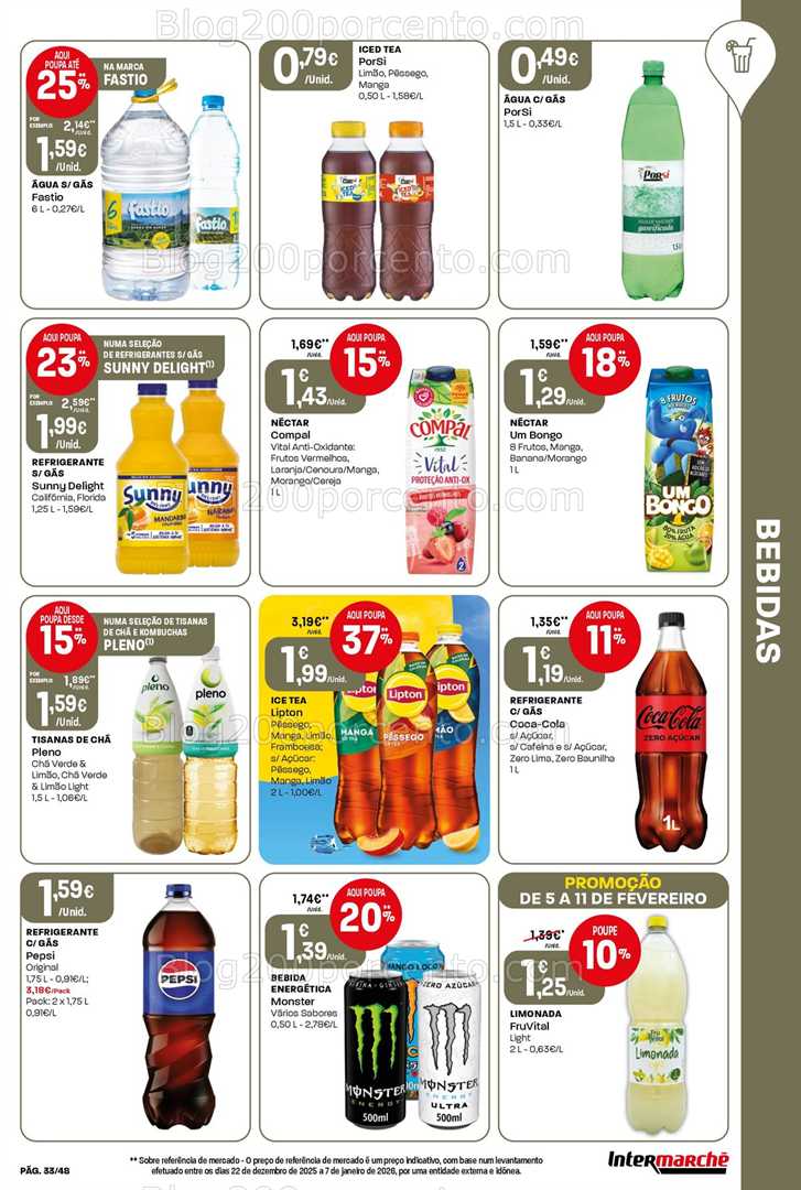 Antevisão Folheto INTERMARCHÉ Super Promoções de 5 a 11 fevereiro