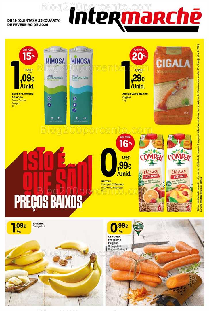 Antevisão Folheto INTERMARCHÉ Mini Promoções de 19 a 25 fevereiro
