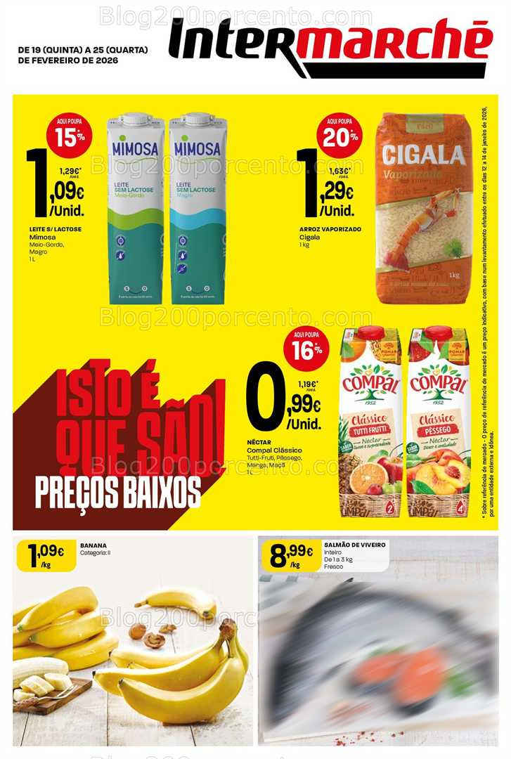 Antevisão Folheto INTERMARCHÉ Super Promoções de 19 a 25 fevereiro