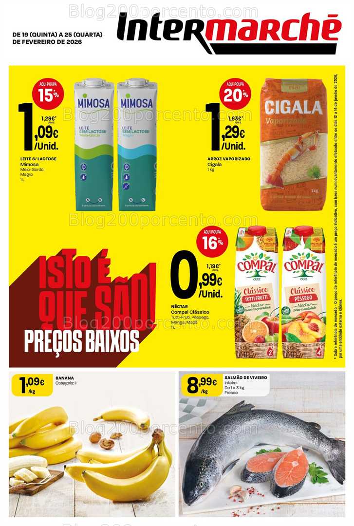 Antevisão Folheto INTERMARCHÉ Super Promoções de 19 a 25 fevereiro