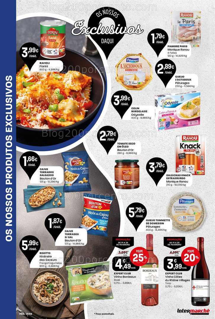 Antevisão Folheto INTERMARCHÉ Super Promoções de 19 a 25 fevereiro